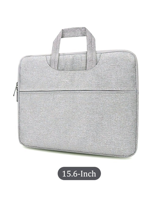 15.6-Inch Laptop bag Case Briefcase Handlebag for Macbook Grey - Image 1