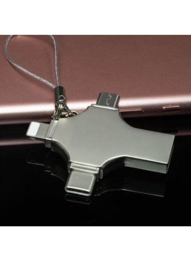 4-In-1 Photo Stick USB Flash Drive 8GB Memory Stick USB 3.0 High Speed Thumb Drives Portable Mini Jump Drive Storage Device External Storage for Smartphone/Laptop/PC/Android - Image 3