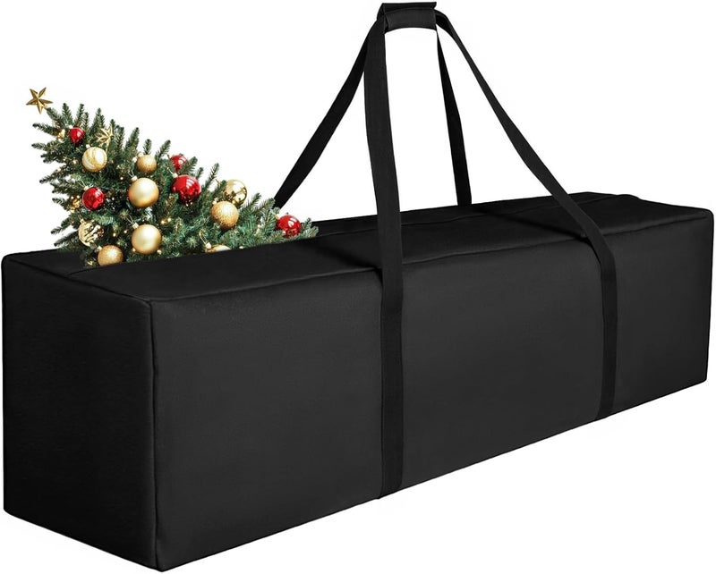 COOLBEBE Sports Duffle Bag - Extra Large Travel Duffel Luggage Bag with Upgrade Zipper, Sturdy & Water Resistant, Black (Black 47inch) - Image 1