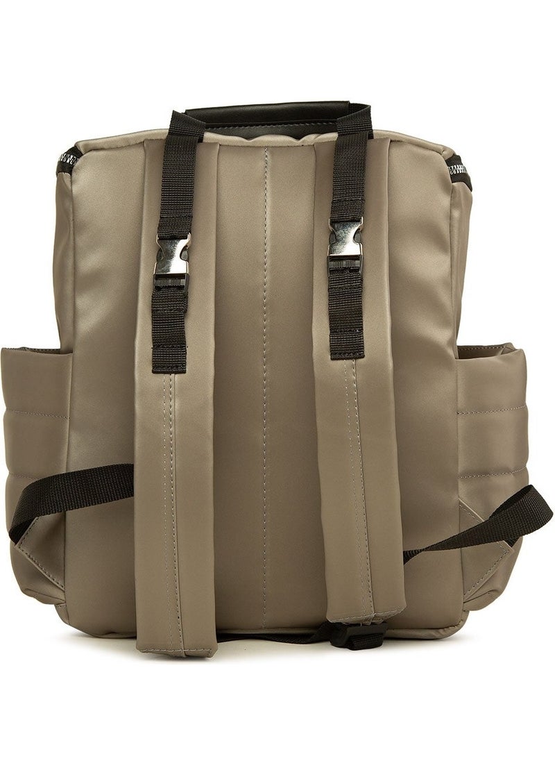 Bagmori Smoked Cover Garnished Satin Mother Baby Care Backpack  - Image 3