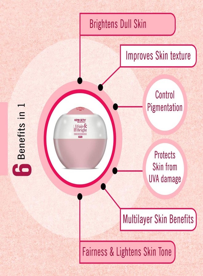 KEYA SETH AROMATHERAPY, DEVICE OF DROP KEYA SETH AROMATHERAPY Fair & Bright Day & Night Cream Combo - Skin Brightening, Whatening, Nourishing,Overnight Repair Fairness Mouisturizer Enriched with Essential Oil, 100g - Image 3