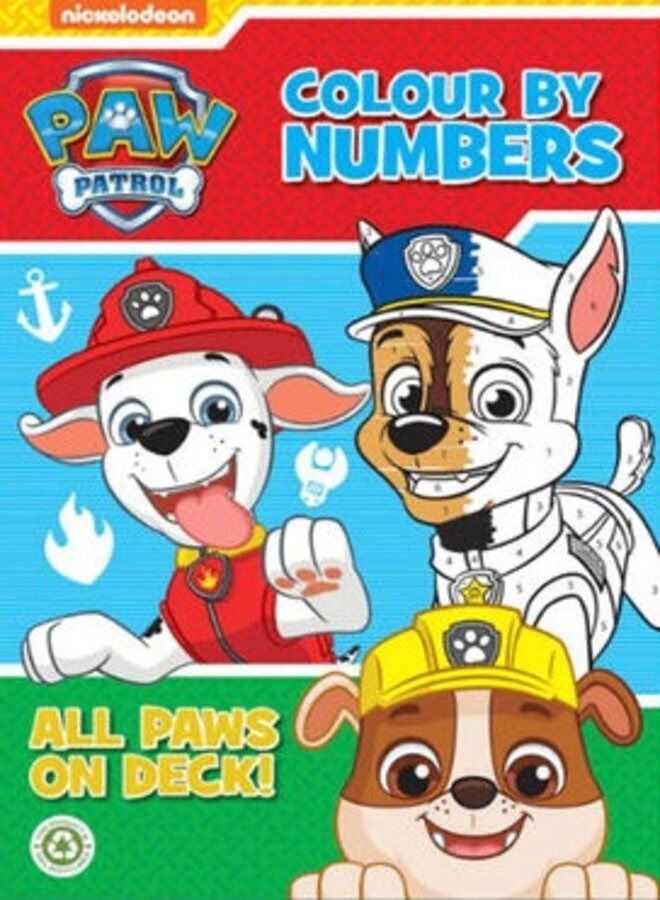 لعبة تلوين باو باترول حسب الارقام