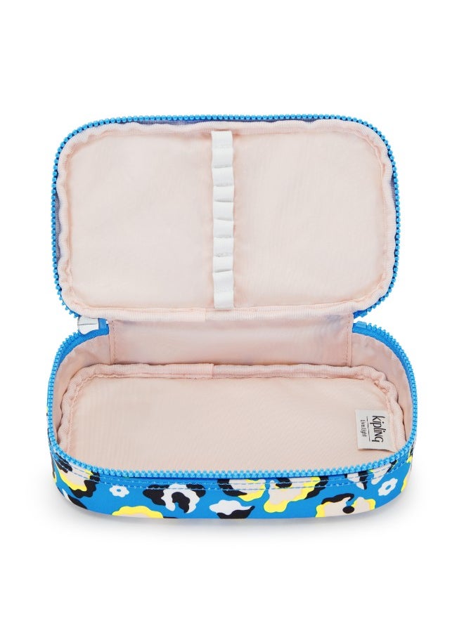 kipling Medium Pencase Female Leopard Floral 50 Pens  - Image 3