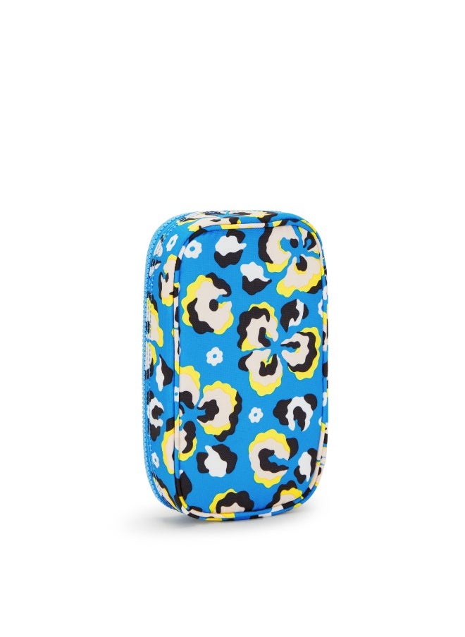 kipling Medium Pencase Female Leopard Floral 50 Pens  - Image 2