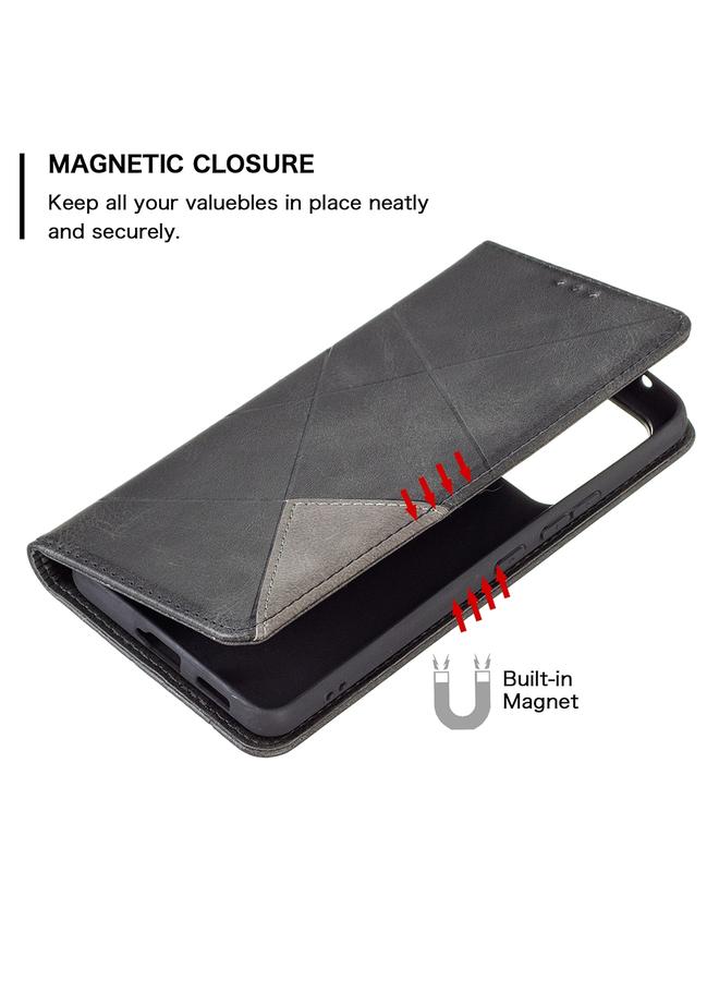 S-TOP Case For Samsung Galaxy A53 5G Prismatic Invisible Magnetic Leather Phone Case - Image 5