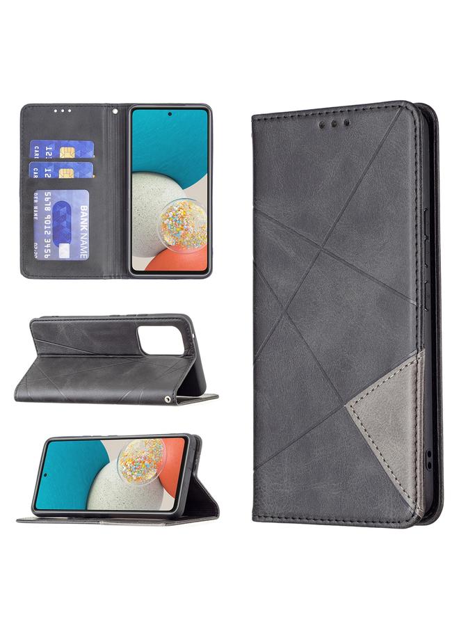 S-TOP Case For Samsung Galaxy A53 5G Prismatic Invisible Magnetic Leather Phone Case - Image 1