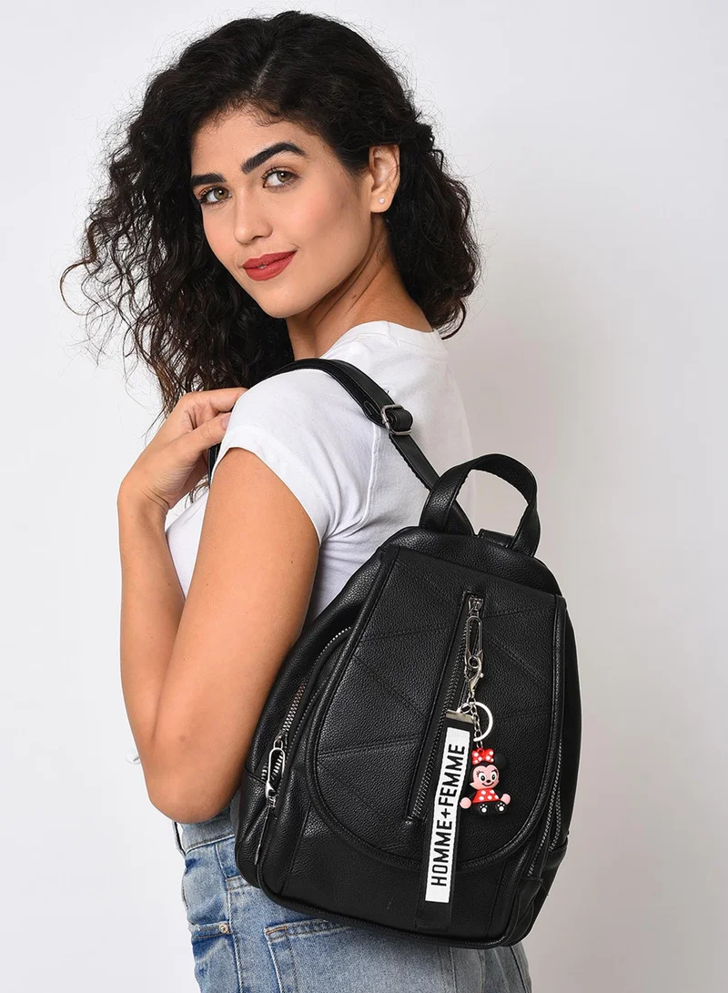 Haute Sauce  Ebony Expedition Black Backpack for Women | Best Price UAE