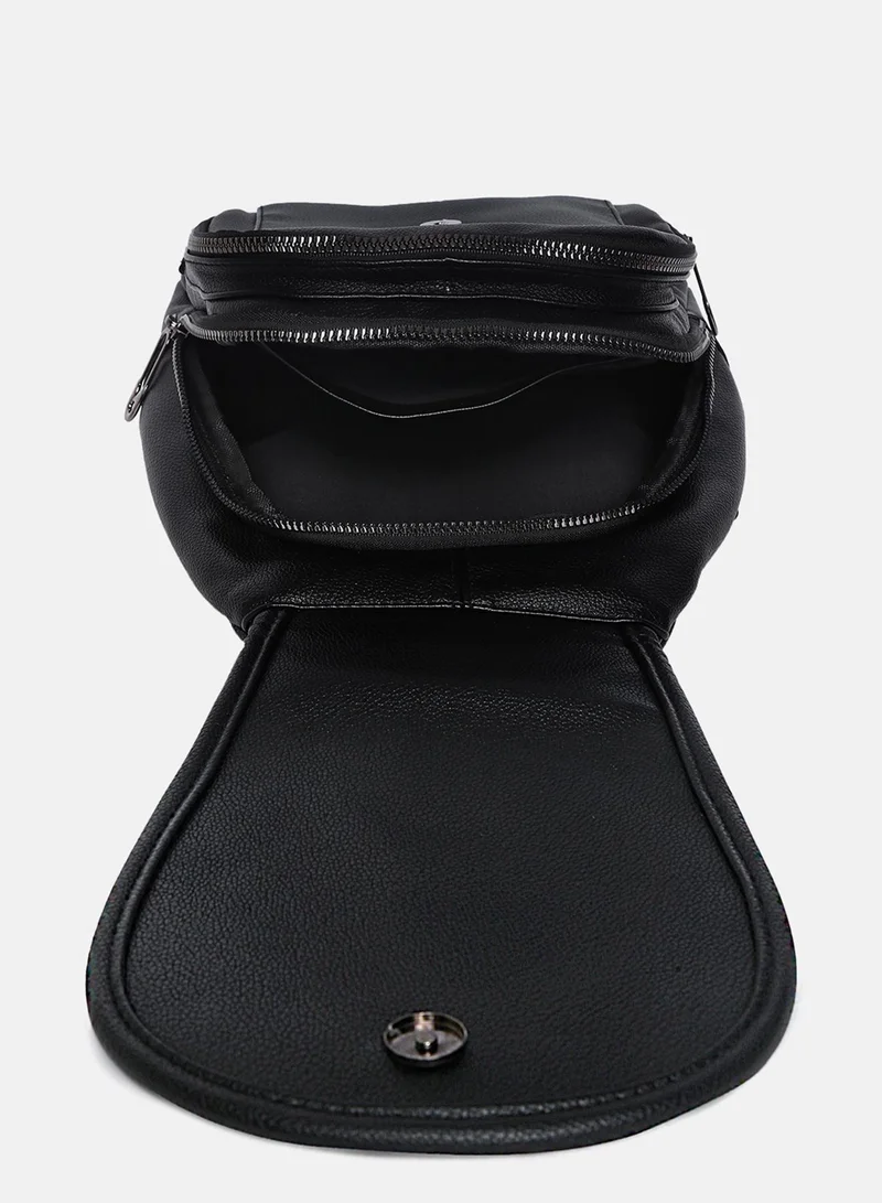 Haute Sauce  Ebony Expedition Black Backpack for Women | Best Price UAE