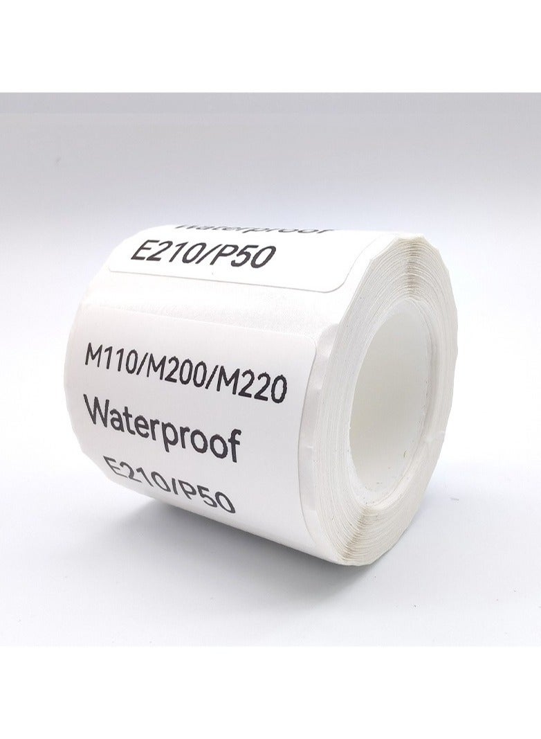 B21/B1/B3S Label Maker Tape Waterproof Tape Label Paper Thermal Sticker Paper for Barcode Printing, White - Image 5