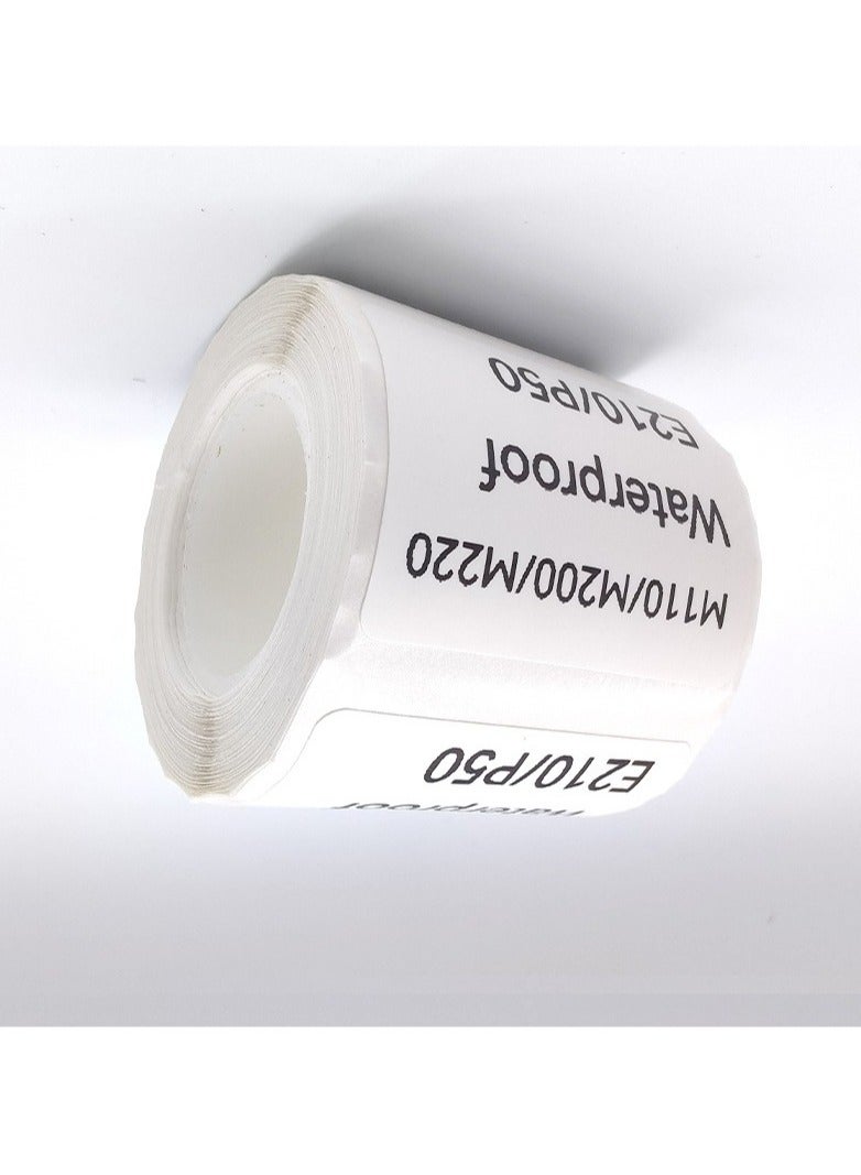 B21/B1/B3S Label Maker Tape Waterproof Tape Label Paper Thermal Sticker Paper for Barcode Printing, White - Image 4