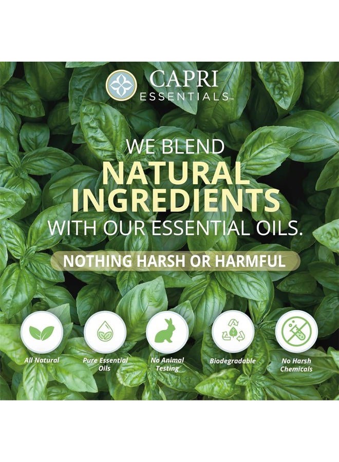 Capri Essentials Natural Hand Soap with Essential Oils - Sweet Basil, 16 oz. - Image 5