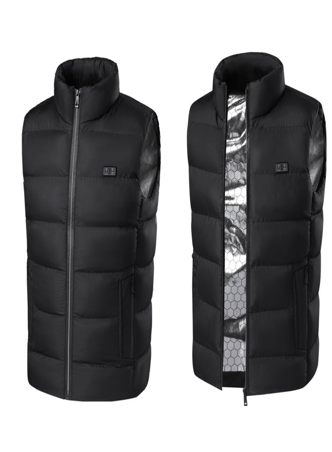 سترة مدفأة للرجال والنساء، سترة كهربائية قابلة لإعادة الشحن عبر USB من Eigffole مزودة بـ 9 مناطق تدفئة سترات صيد، لا تتضمن بطارية - Image 5