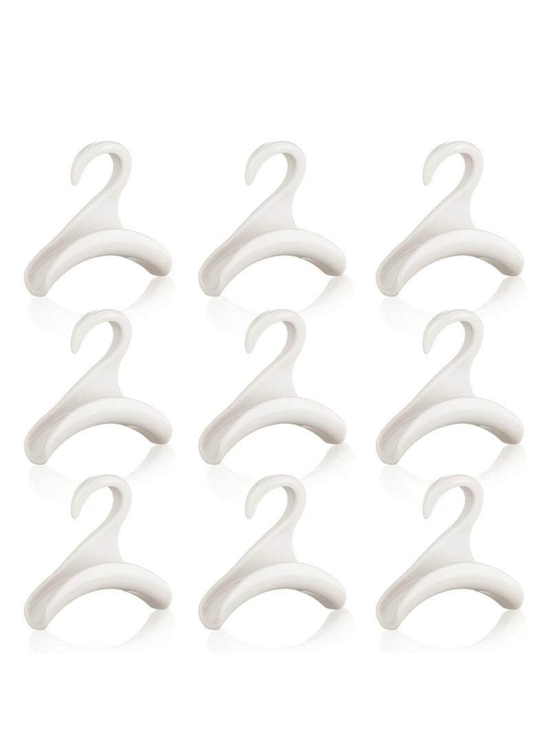 Oasisgalore 9 Pc Acrylic Bag Hanger Set - Purse Hanger Hook for Handbags, Backpacks, Totes.  - Image 1