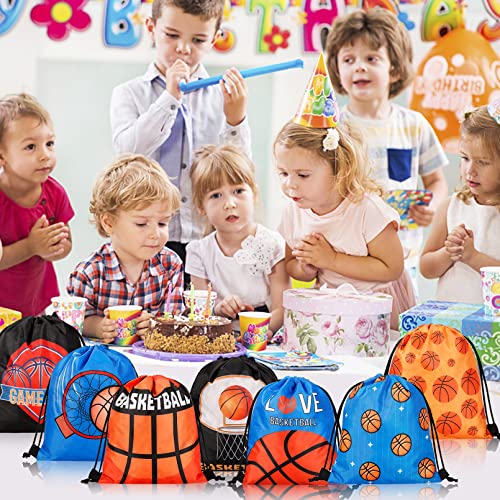 Gtthry 12PCS Basketball Drawstring Bags - 12 Styles Sports Backpack Gift Bags for Party, Gym, Kids Team Workout - Image 5