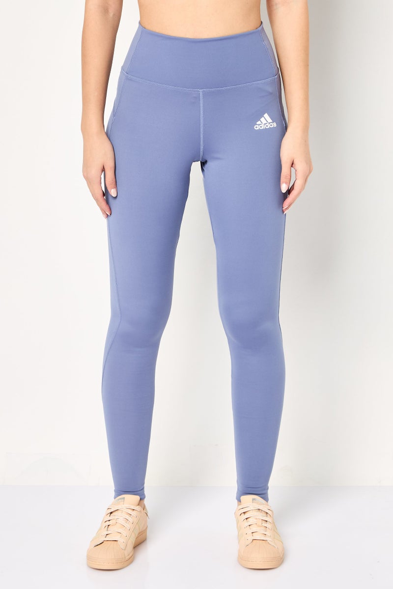 Adidas Women Sportswear Fit Training Leggings, Slate Blue - Image 1
