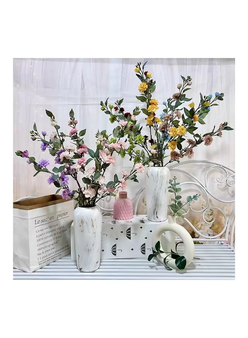 Huitich Artificial Flower Decor for Home, Parties, and Weddings Champagne  - Image 2