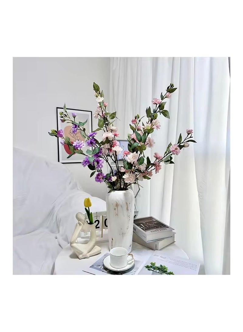 Huitich Artificial Flower Decor for Home, Parties, and Weddings Champagne  - Image 4