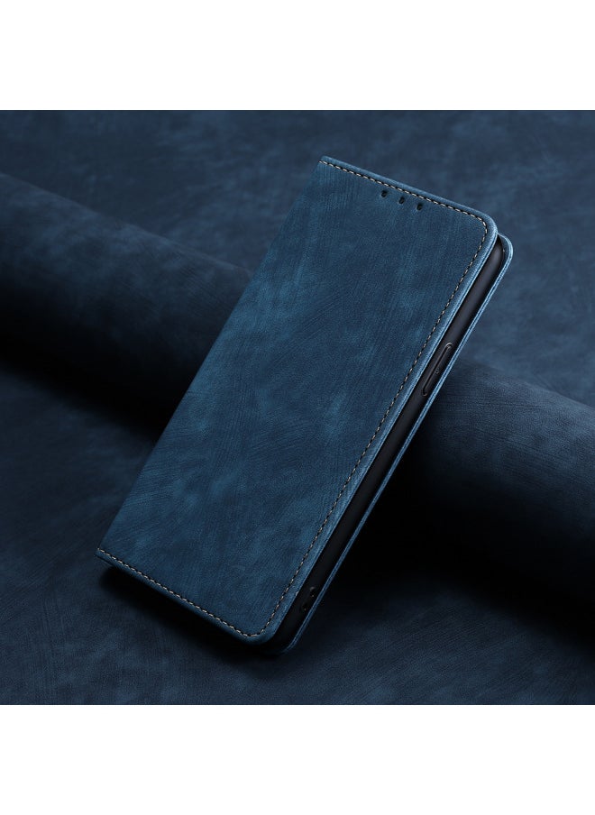 Generic - For OPPO Reno 8 5G Stand Phone Case 7 SE 5G Flip Case 4 SE Card Leather Case-Color:Blue-Applicable Model:OPPO Reno ACE/Realme X2 Pro - Image 1