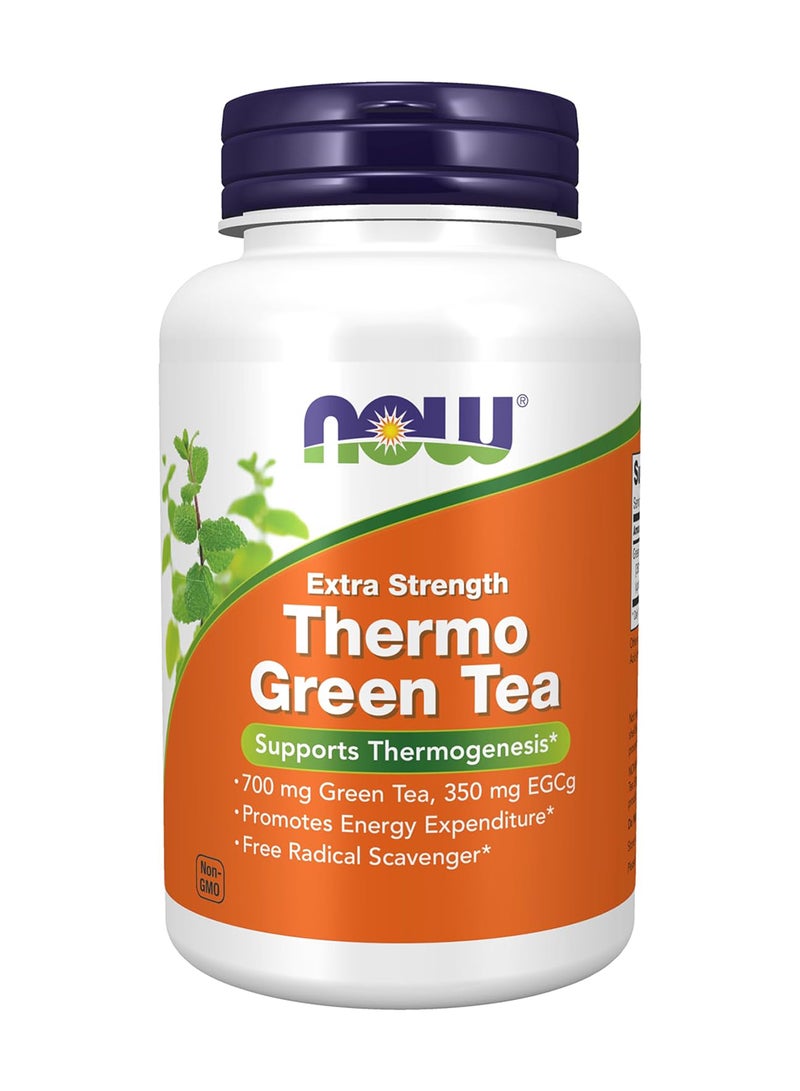 now Thermo Green Tea, Extra Strength, 90 Veg Capsules  - Image 1
