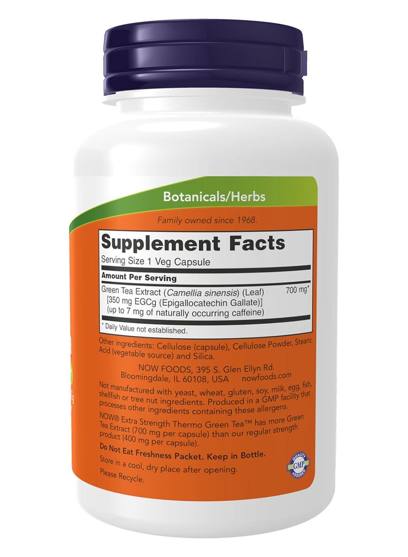 now Thermo Green Tea, Extra Strength, 90 Veg Capsules  - Image 2