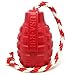 SodaPup USAK9 Grenade Durable Dog Tug Toy Chew Toy Treat Dispenser Made in USA from NonToxic PetSafe Food Safe Natural Rubber Material for Mental Physical Stimulation Bonding More - Image 3
