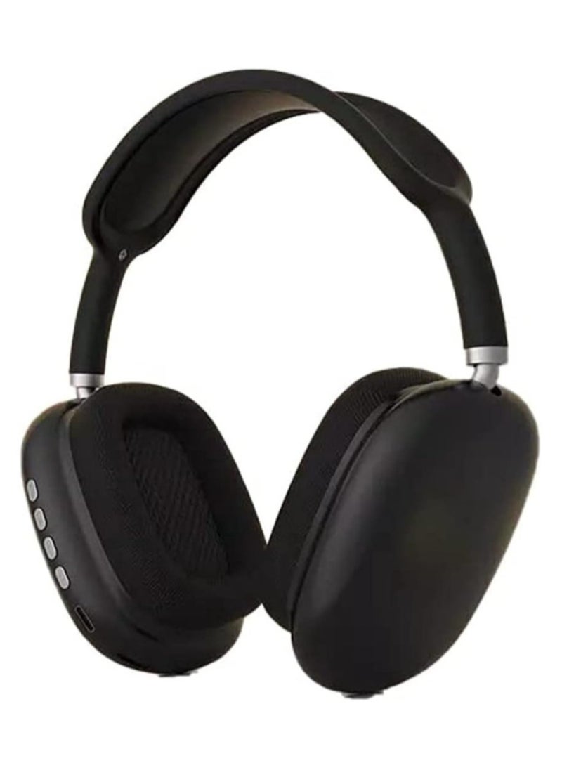 Generic - Premium Quality P9 Pro Max Immersive Active Noise Cancelling Over-Ear Headphones, Epitome of Cutting-Edge Design and Premium Sound Quality. Elevate Your Listening Experience, Fusion of Style and Comfort (BLACK) - Image 1
