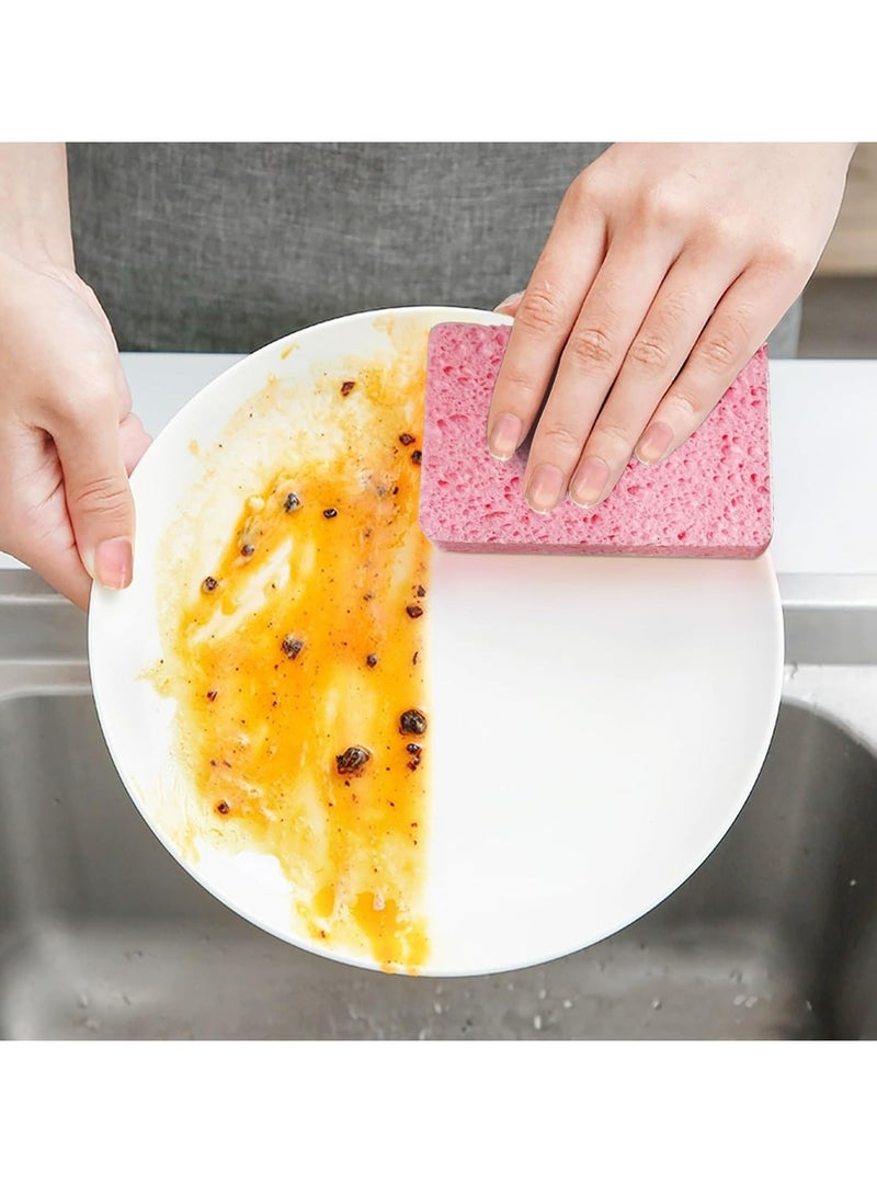 Oasisgalore 8 Pack Compressed Sponges for Dishes Cleaning，Multipurpose Cleaning Sponges for Kitchen Bathroom - Image 3