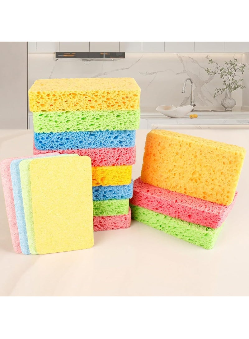 Oasisgalore 8 Pack Compressed Sponges for Dishes Cleaning，Multipurpose Cleaning Sponges for Kitchen Bathroom - Image 2