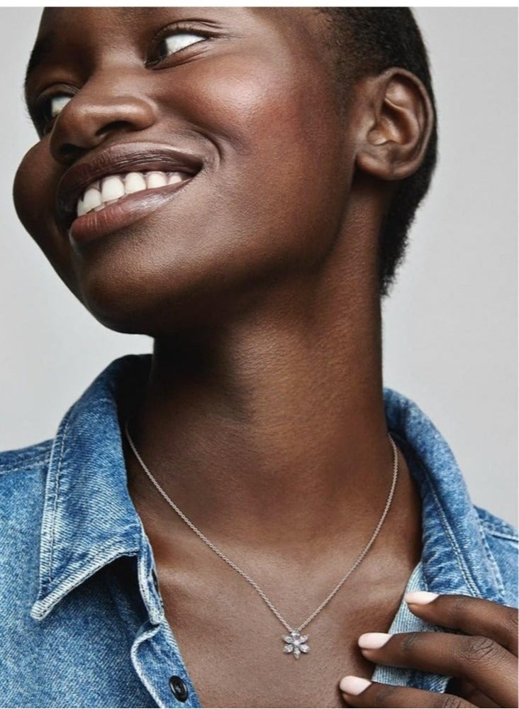 إيفرين قلادة مجموعة الأعشاب من الفضة الإسترلينية والزركونيا المكعبة - Image 2