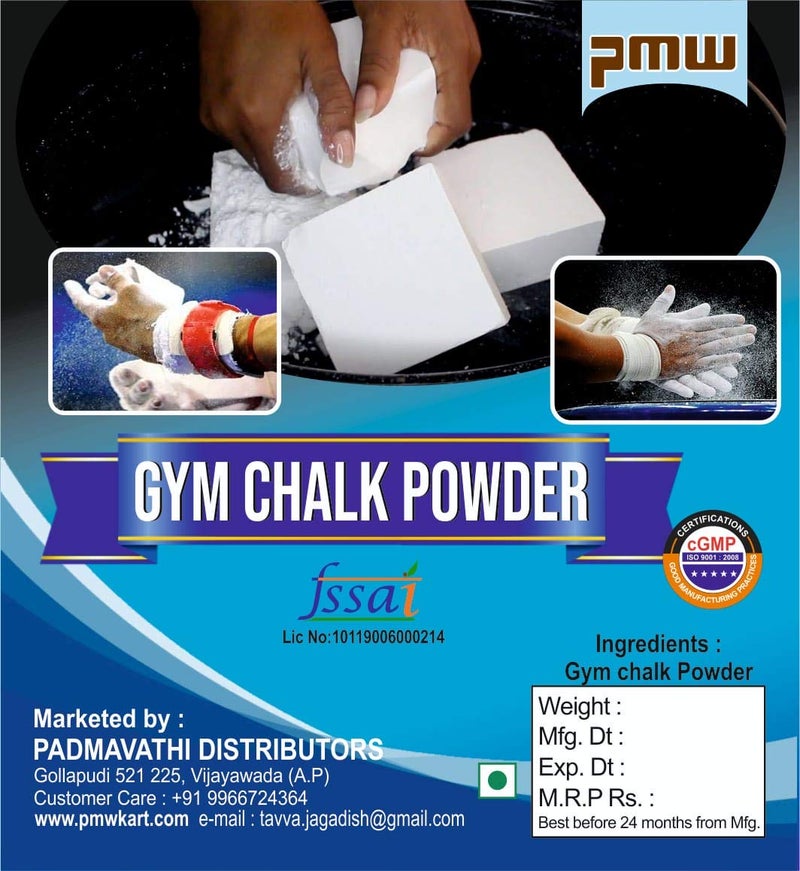 - Gym Chalk Powder - 1 KG - Rock Climbing Chalk - Power Lifting - Crossfit - No Slip - Pure Magnesium Carbonate