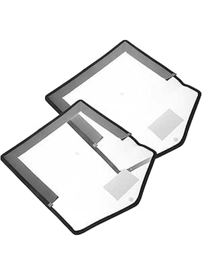 2 Pcs Document File Organizer Bag with Multiple Pockets for Bills and Papers - Image 1