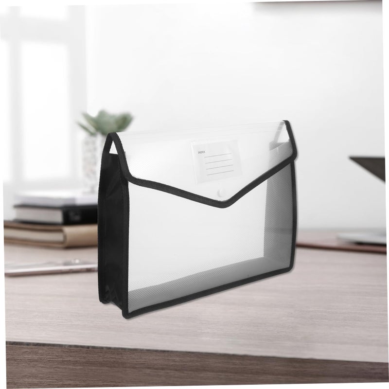 2 Pcs Document File Organizer Bag with Multiple Pockets for Bills and Papers - Image 5