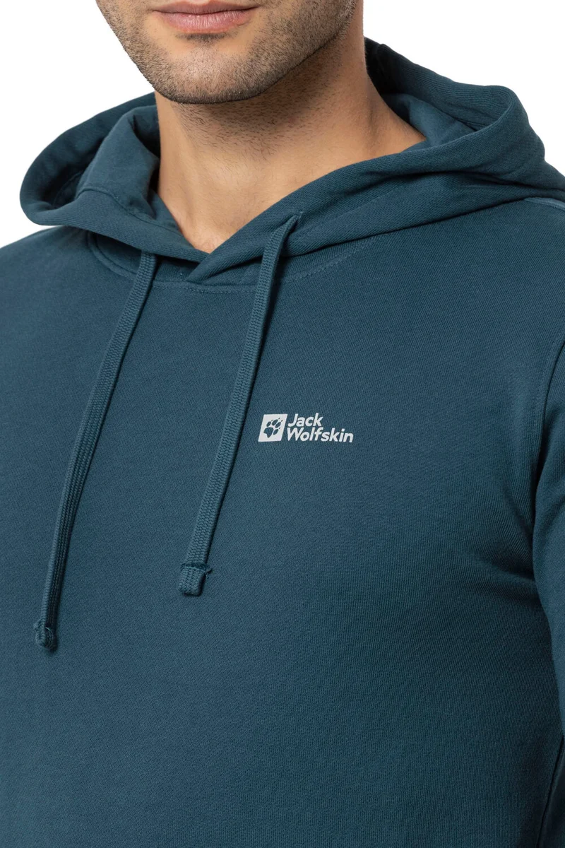 جاك ولفسكن Tommy Hoody Orange Men's Hooded Sweatshirt 1000003TR
