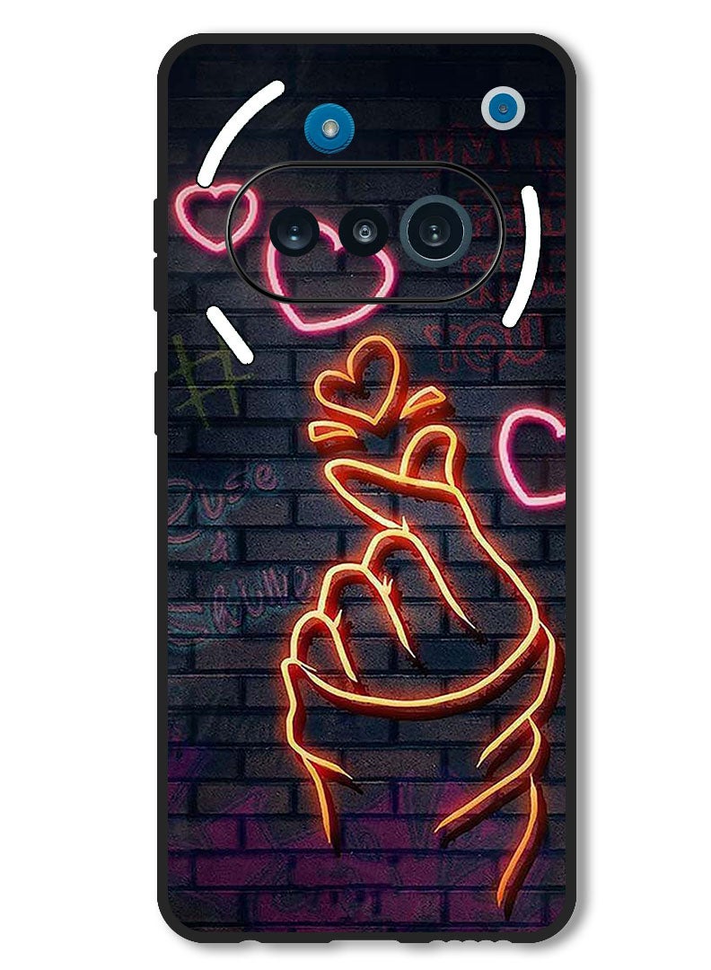 Theodor Case Compatible with Nothing Phone 3a Protection Shockproof Bumper Cover Snap Of A Finger - Image 1