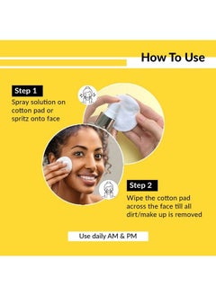 SkinQ Micellar Water For All Skin Types With Niacinamide & Aloe Vera 100Ml; Makeup Remover For Glowing & Brightening Skin; Deep Cleans Pores Improves Texture Removes Excess Oil & Restores Moisture  - Image 4
