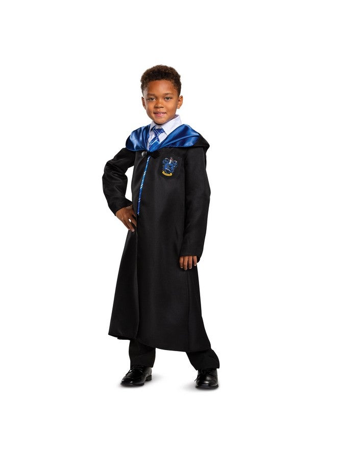 Disguise Harry Potter Ravenclaw Robe, Official Wizarding World Costume Robes, Classic Kids Size Dress Up Accessory, Child Size Medium (7-8), Black & Blue - Image 1