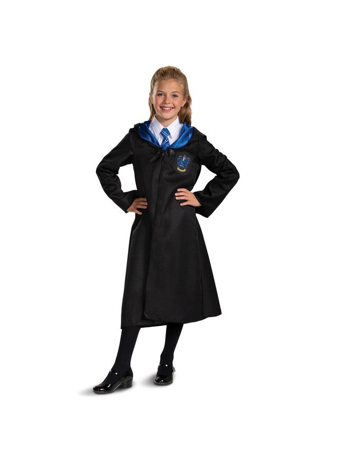 Disguise Harry Potter Ravenclaw Robe, Official Wizarding World Costume Robes, Classic Kids Size Dress Up Accessory, Child Size Medium (7-8), Black & Blue - Image 3