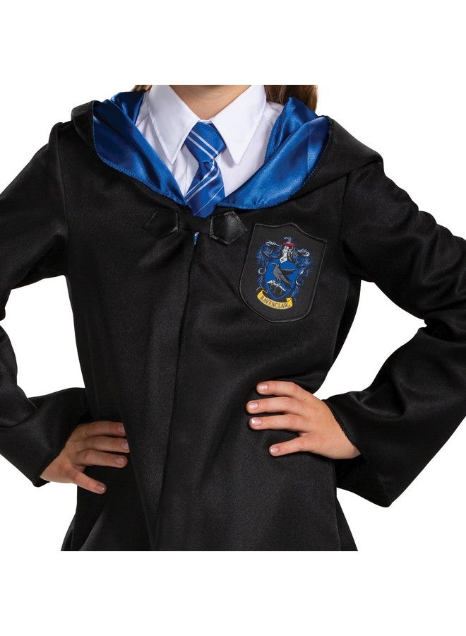 Disguise Harry Potter Ravenclaw Robe, Official Wizarding World Costume Robes, Classic Kids Size Dress Up Accessory, Child Size Medium (7-8), Black & Blue - Image 2