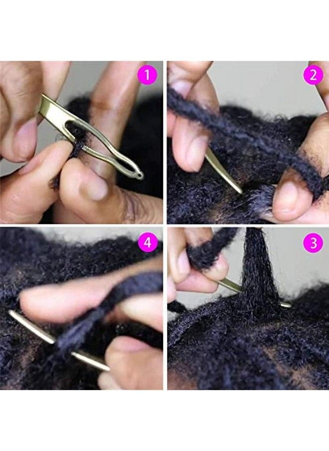 WILLBOND - 8 Pieces Dreadlocks Tool Interlocking Tool Dreadlocks Crochet Needle Sisterlocks Craft Dreadlocks Hair Extensions Locs Tightening Accessories Easyloc Hair Tool - Image 1
