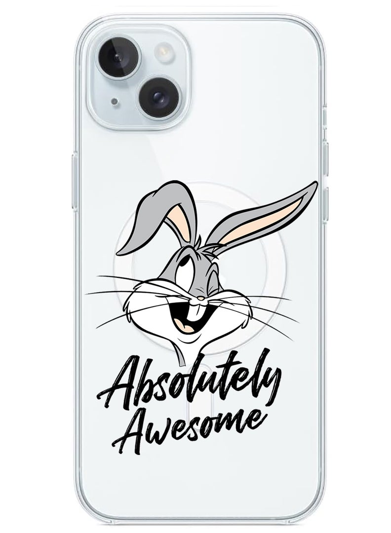 Theodor Magnetic Case for iPhone 15 Plus 6.7-inch Compatible with MagSafe Wireless Charging, Shockproof Phone Bumper Cover Absolutely Awesome - Image 1