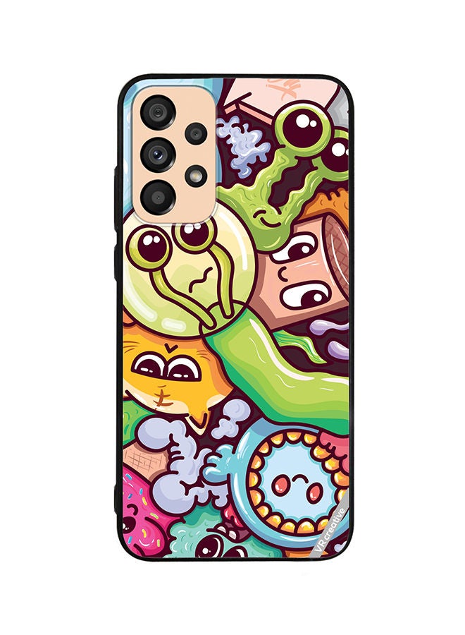 VR CREATIVE Protective Case Cover For Samsung Galaxy A33 5G Graphitti Design Multicolour - Image 1