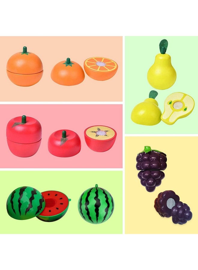 Webby Realistic Sliceable Fruits Cutting Play Toy, (9 Pieces, Multicolor) - Image 5