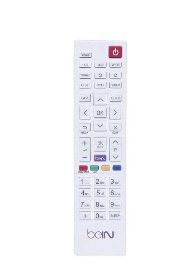 Bein Sport Receiver Tv Remote Control White - Image 1