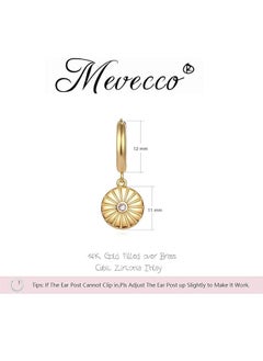 Mevecco Women Ear Cuff Earring Gold Non Pierced Ear Cartilage Clip on Wrap Hoop 14K Gold Filled Tiny Boho Beach Simple Minimalist Delicate Handmade Hypoallergenic Jewelry Gift-Sold as Single/Pair  - Image 4