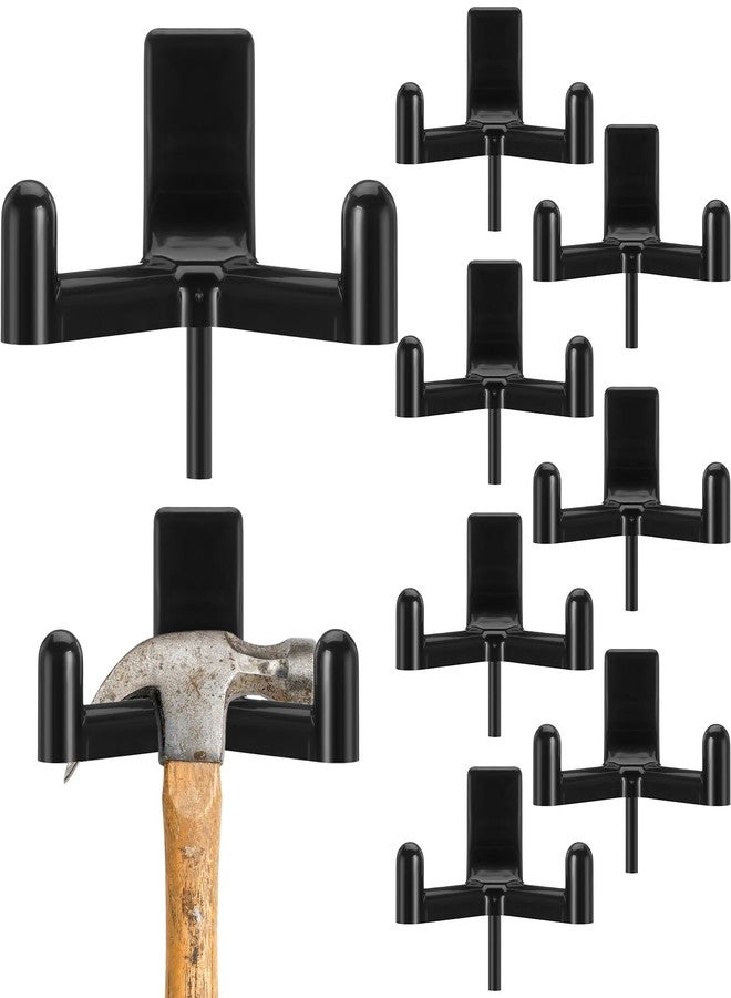 Geelin 8 Pcs Tool Hooks Compatible with Plastic Shed Hanger Wall Organization and Purpose Shed Storage Accessories Hanger and Storage Garage Wall Organization Accessories for Saving Space - Image 1
