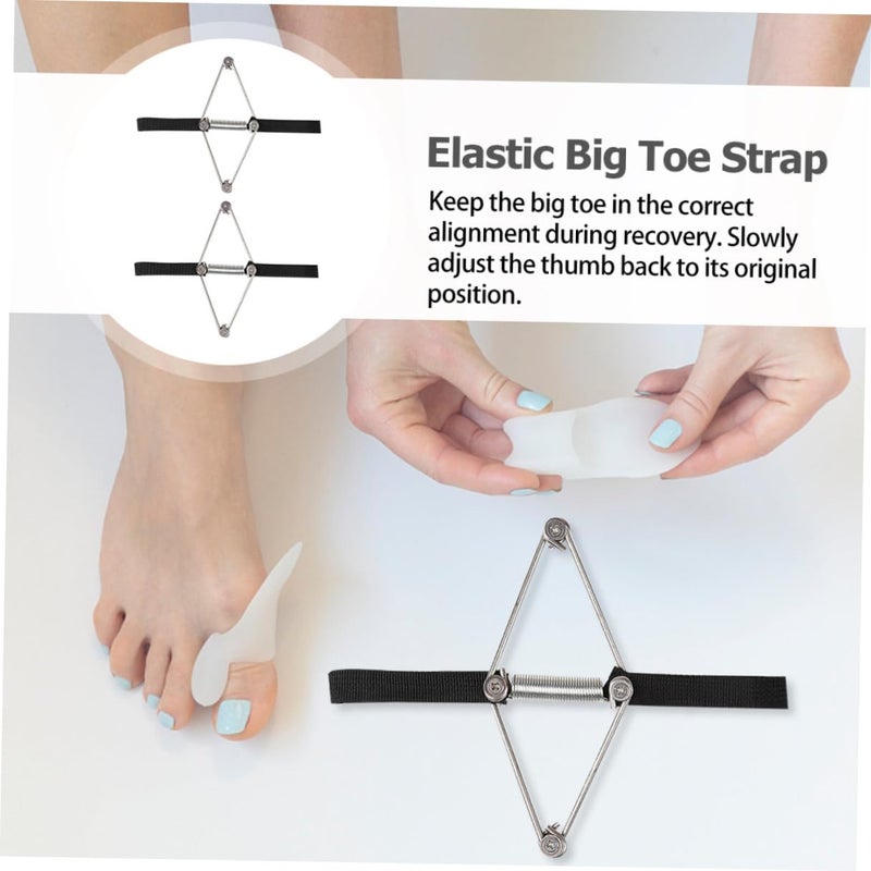 2Pcs Hallux Valgus Corrector Bunion Splint Big Toe Alignment Pain Relief Daily Wear - Image 4