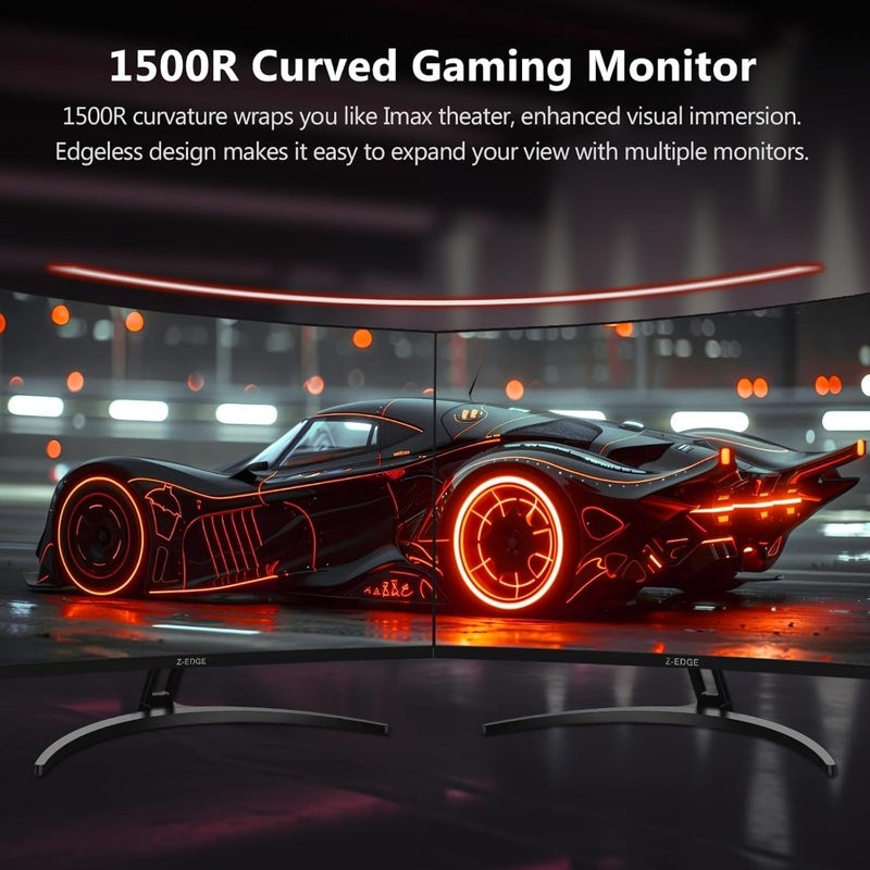 Z-EDGE 32inch Curved Gaming Monitor, 240Hz, LED, VA/FreeSync/HDR, FHD UG32P - Image 4