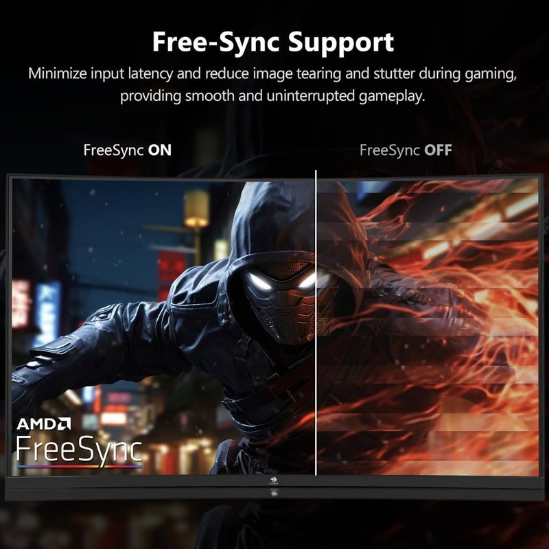 Z-EDGE 32inch Curved Gaming Monitor, 240Hz, LED, VA/FreeSync/HDR, FHD UG32P - Image 3