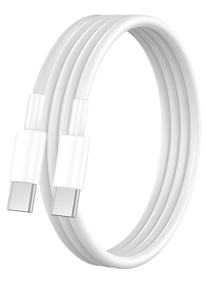Terabyte iPhone Charger Cable 1M, USB C to USB C Charging Cable PVC PD Fast Charge Type C Cable - Image 2