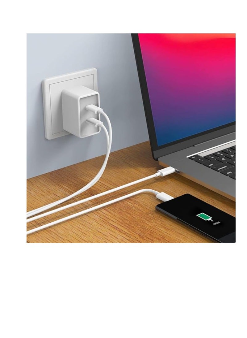 Terabyte iPhone Charger Cable 1M, USB C to USB C Charging Cable PVC PD Fast Charge Type C Cable - Image 5